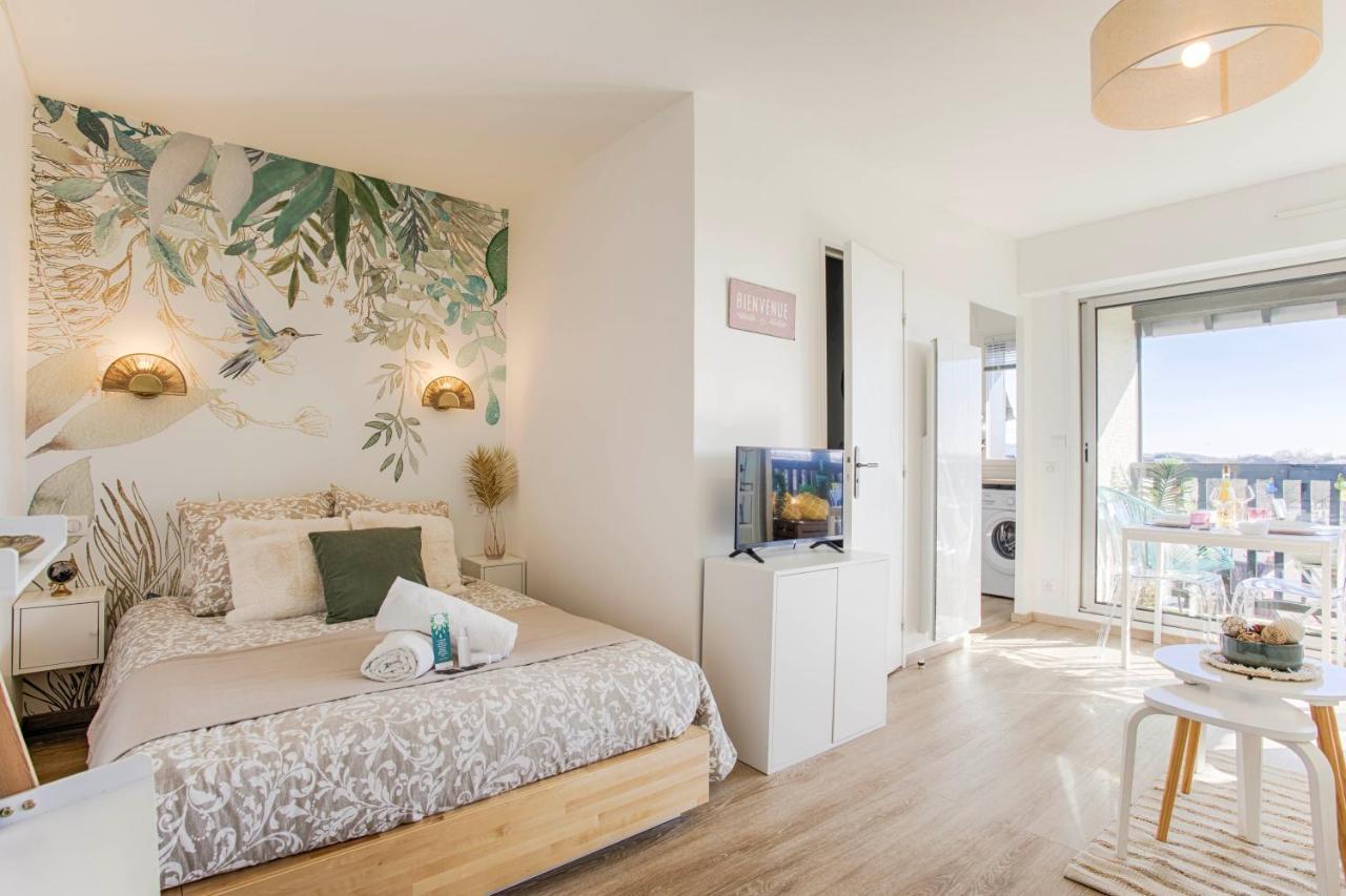 Appartement Cosy Avec Vue Imprenable Sur Cabourg - Acces Direct Plage - Proche Centre Ville Bagian luar foto